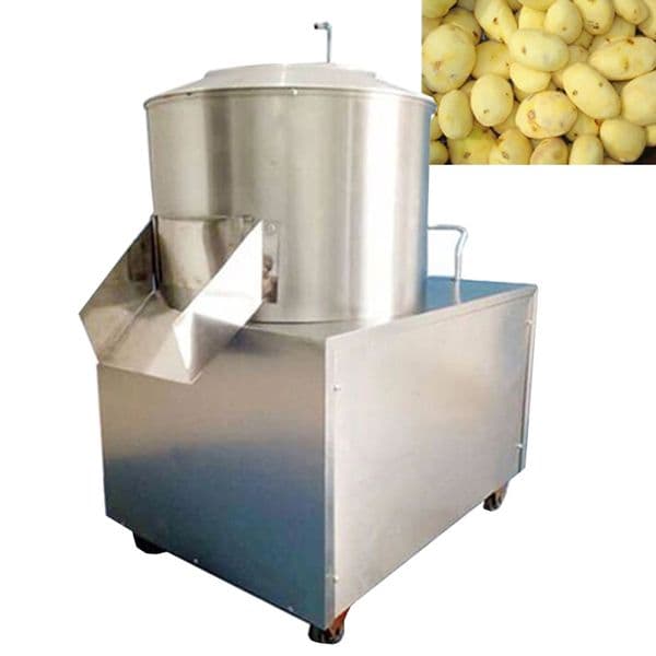 1500W Commercial Electric Root Vegetable Fruit Ginger Potato Roller Peeler Washing Peeling Cleaning Machine 120~250 kg/h