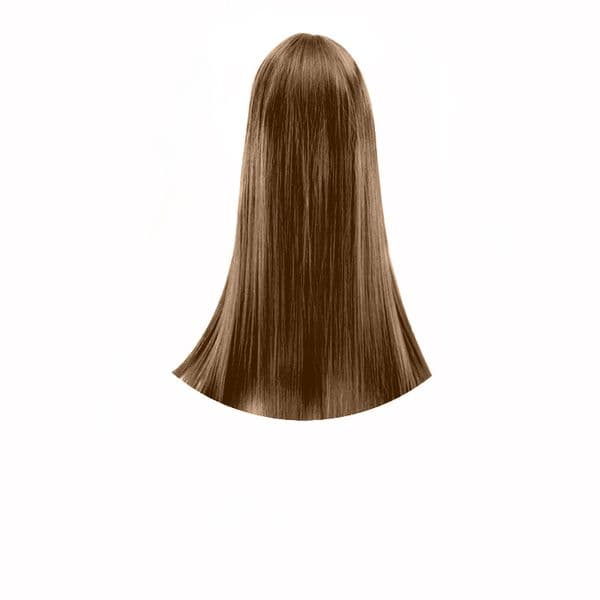 2021 Synthetic Wigs European and American women's mid-length straight hair African wigss long hairs chemical fiber headgear