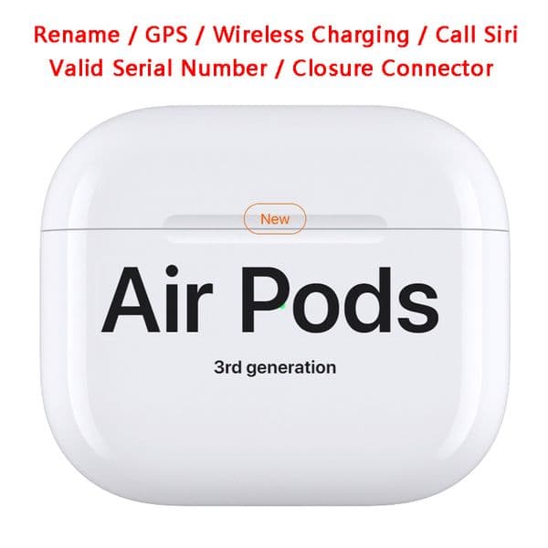 New 3rd Generation Air-pods Pro TWS Earphones Rename GPS Pop UP Window Bluetooth Headphone Auto Paring Wireless Charging Case Earbuds