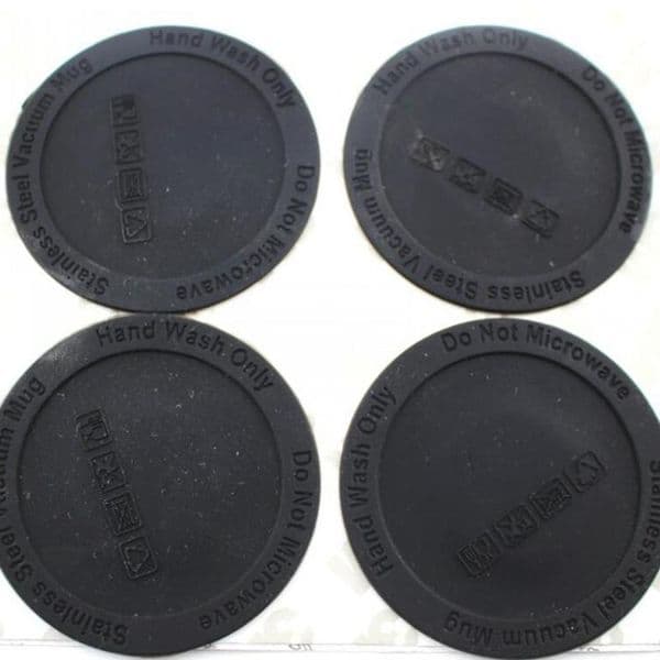 2021 Non-slip rubber bottom tumbler coasters for 20oz/600ml straight sublimation skinny tumbler PVC silicone cup mat
