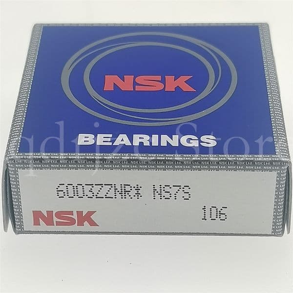NSK deep groove ball bearing 6003ZZNR = 6003-2ZNR 6003ZZENR outer ring with stop ring clamp slot