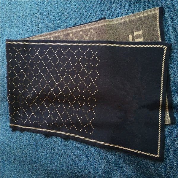 Wholesale classic warm wool knitted scarf comfortable letter stripe horse design men women universal autumn and winter