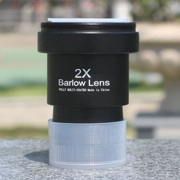 Metal-Body Astronomical Telescope Accessories With 2X Magnification Mirror - 1.25 Inch Barrow & Optical Glass Lens