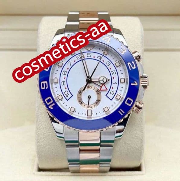 AAAF Mens Watches 116680 116681 44mm White Dial Tow Tone Calendar Mechanical Automatic Waterproof 2813 Movement