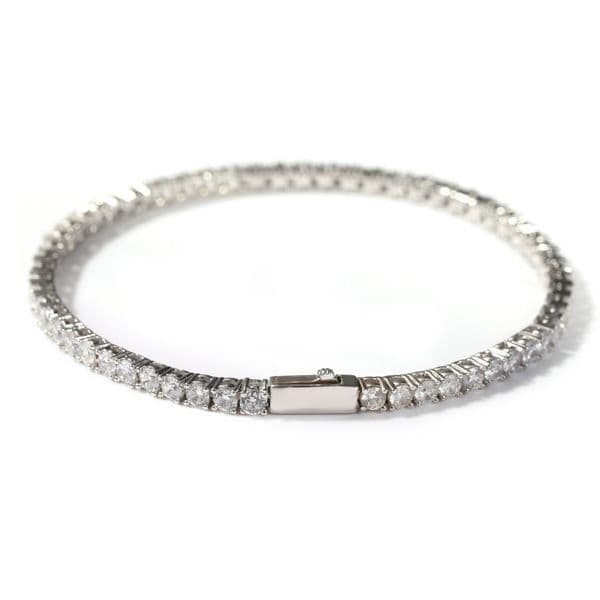 Iced Out Gold Chain Bracelet For Mens Hip Hop Damond Tennis Jewelry Single Row Rhinestone Bracelets 4mm
