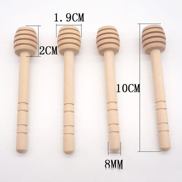 8cm 10 cm 10 4cm long mini wooden honey spoon stick stirrer dippers party supply spoons club honey jar cudgel