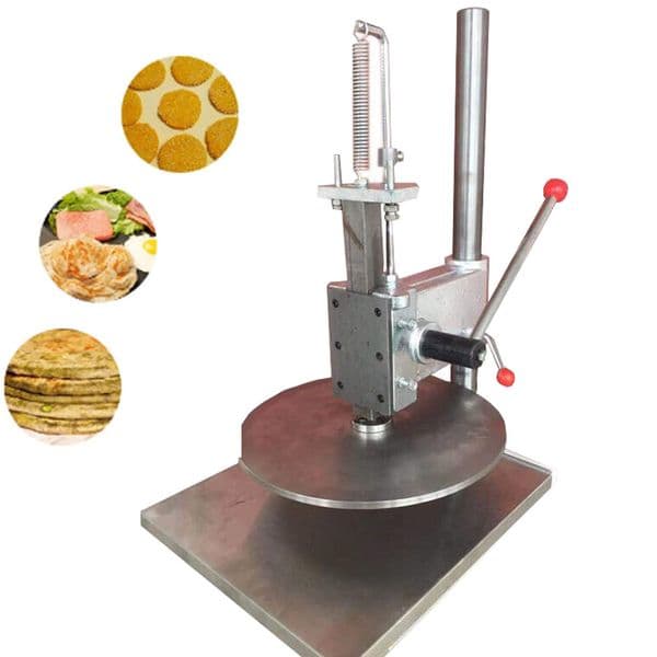 Wholesale price Manual Pizza DoughPress Machine 35cm Pizza Dough Flattening Press 7.8" Dough Roller Sheeter Chapati pressing machine