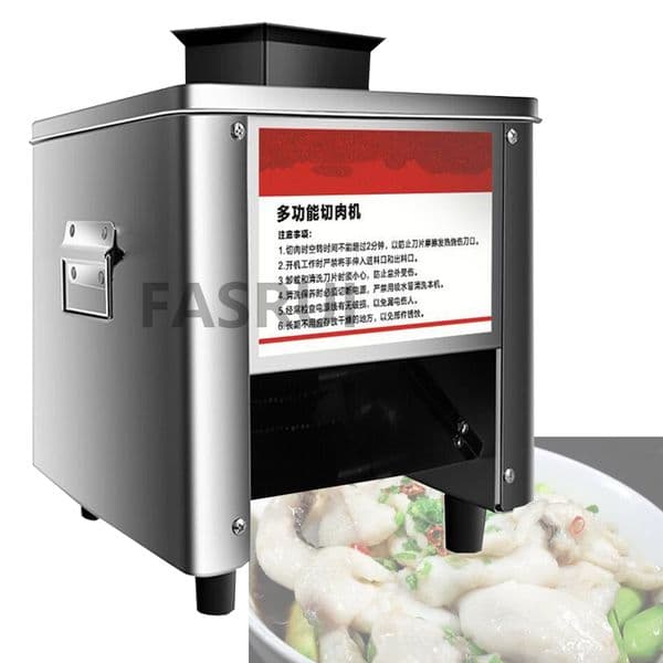 Fresh Meat Slicing Machine Slicer Beef Shredded Cutting Maker Pork Mincing Manufacturer Chicken Breast Strips Cutter
