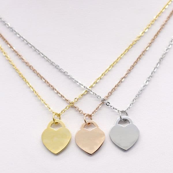 Stainless steel fashion heart-shaped necklace T necklace short female jewelry 18k gold titanium peach heart necklace pendant for woman