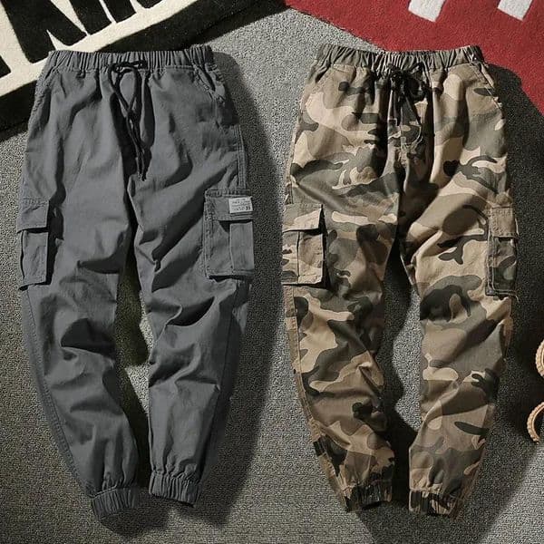 Men's Pants Joggers Cargo Pants Men Harem MultiPocket Camouflage Man Cotton Sweatpants Streetwear Casual Plus Size Trousers M7XL