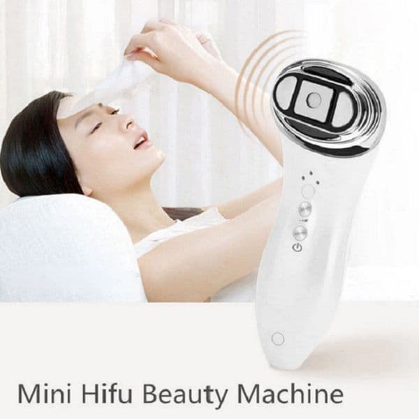 Ultrasonic Bipolar RF Radio Frequency Face Lifting Skin Rejuvenation Mini HIFU Anti-Wrinkle Tightening Device for Home Use
