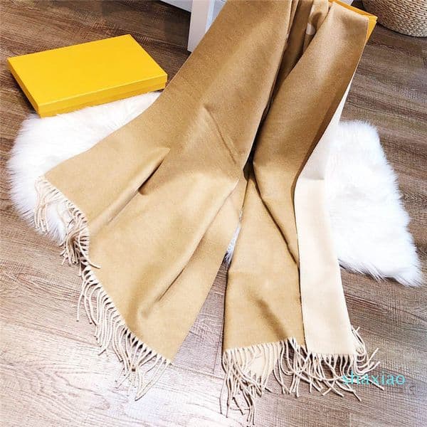 Men Women Scarfs With Colorful Pattern Autumn Spring Winter Warm Scarves Unisex Wraps Four Colors Options Wool Quality