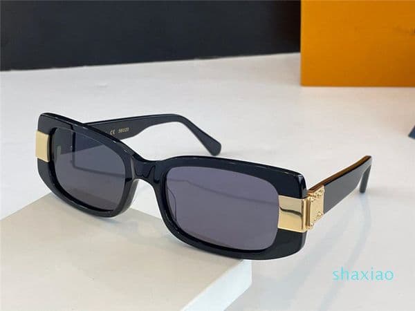 Sunglasses For women and men Summer style Anti-Ultraviolet 1438 Retro Shield lens Plate Square full Small frame fashion Eyeglasses