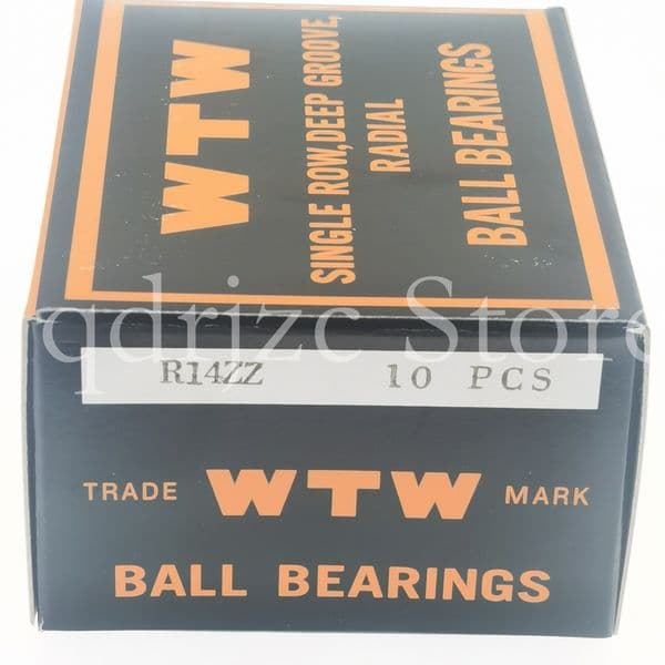WTW inch deep groove ball bearings R14ZZ R14Z = KLNJ7/8-2Z EE8ZZ 77R14 22.225mm 47.625mm 12.7mm