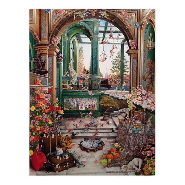 Raqib Shaw Painting Poster Print Home Decor Framed Or Unframed Photopaper Material