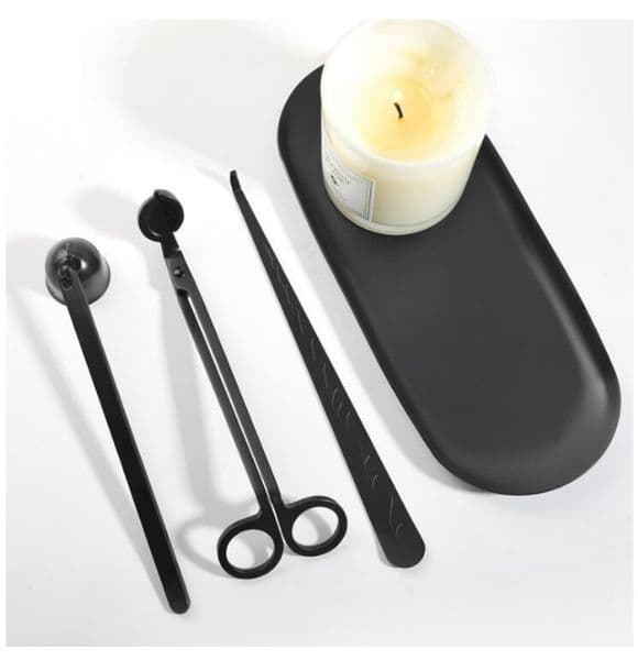 wholesale candle wick trimmers sets tainless steel Candle Bell Snuffers Wick Trimmer Candle Wick Dipper