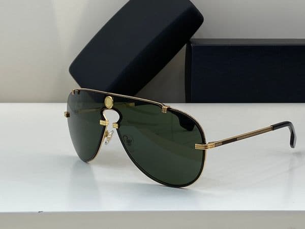 Summer Sunglasses For Men Women 2243 Style Anti Ultraviolet Retro Plate Oval Full Frame Fashion Eyeglasses Random Box