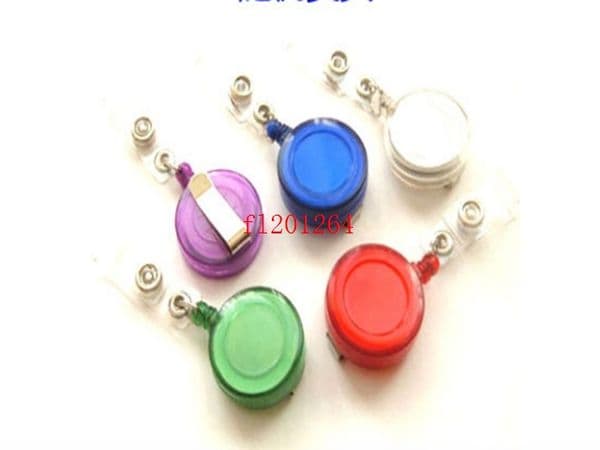 Wholesale Retractable Pass ID Card Badge Holder Household Sundries Key Chain Reels