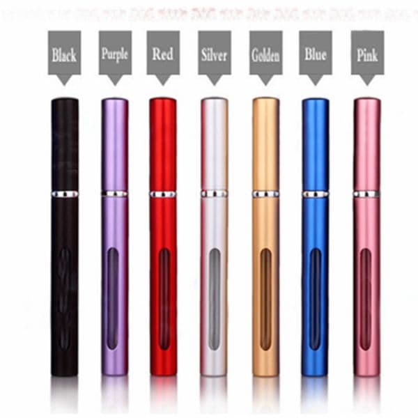 5ML Mini Portable Spray Bottle Empty Perfume Bottles Colorful 5ml Refillable Perfume Atomizer Empty Bottles Travel Home Fragrances Package