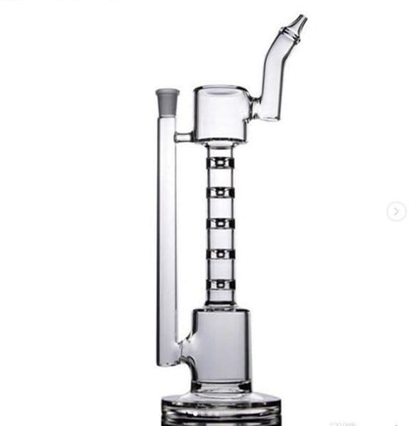 12.2 inchs Glass Bubbler heady glass Hookahs Smoking Water Pipes unique Bongs Smoke Pipe With 14mm Bowl