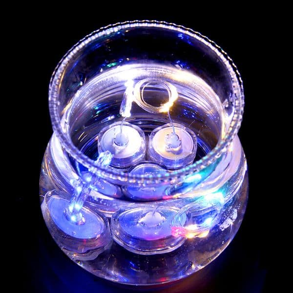 6Pcs X include battery Underwater LED String Lights Christmas Copper Wire Fairy Holiday Novelty Light Swimming pool pond Decoration