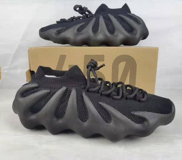 450 cloud white triple black knit shoes Ash blue Fade V2 Israfil Men Static Reflective Women Running sneakers with Box