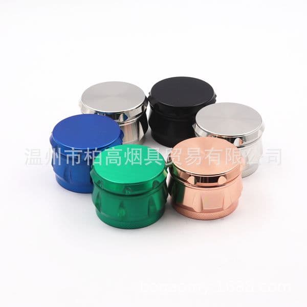 63MM Metal Grinders Concave Herb Spice Mill Food Crusher 4 LAYERS Zinc Alloy Diamond Shape Style Chamfer Sides Smoking Accessories