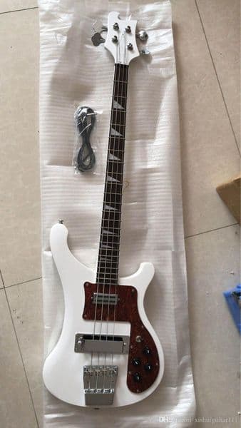 Wholesale custom new 4 string 4003 electric bass the best quality white with New