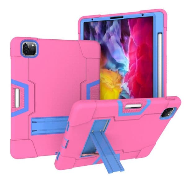 Tablet cases For ipad Pro 12.9 Heavy Duty Hybrid Shockproof Rugged Protective Case with Kickstand and Pencil Holder