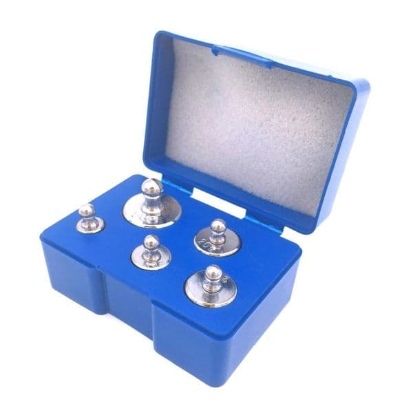 2021 5pcs Precision Calibration Weight Set Mini Precision Digital Weight Scale 50g 2x20g 10g 5g Grams For Mini Weighing Scale