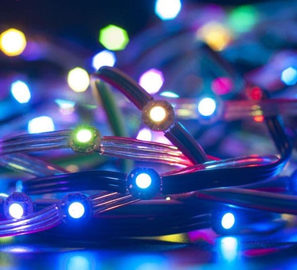 50Leds String WS2812B Pre-soldered Pixels RGB LED Module Nodes With Heatsink Board Addressable Individually DC5V