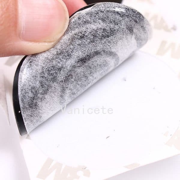 Round Black Silicone Coaster Pad Self Adhesive Cup Bottom Stickers For 5mm /58mm Tumblers Protective Non-slip Pads T2I52409