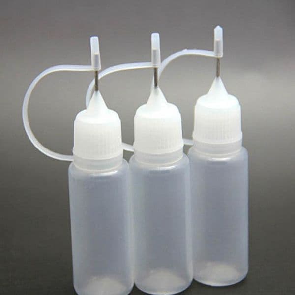 2021 10Pcs 10ML PE Glue Applicator Needle Squeeze Bottle for Paper Quilling DIY Scrapbooking Crafts