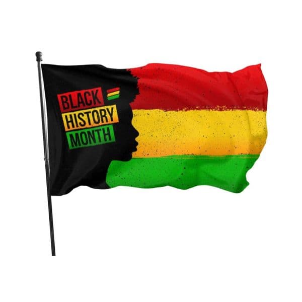 Black History Month 3x5ft Flags Banners 100D Polyester High Quality Vivid Color With Two Brass Grommets