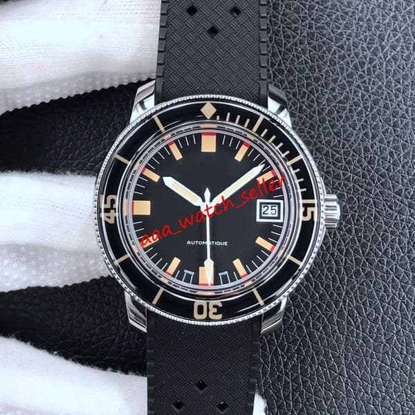 Top quality luxury mens watches ZF Verison Master Barakuda Fifty 5008 5008B 5100 40.3mm*13.23mm Cal.1151 automatic movement sapphire bezel vintage wristwatches