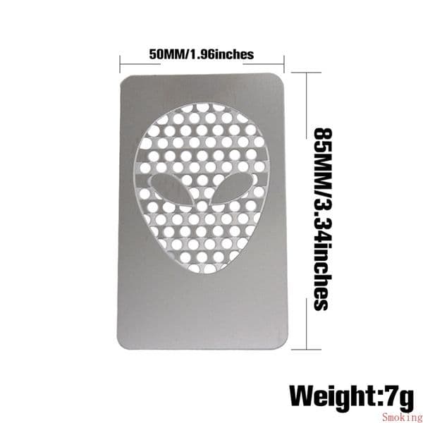 Tobacco Grinder Card Metal Credit Card Pocket Dry Stainless Steel Crusher Herb Smoking Herbal Cigarettes Manual Machine DHL