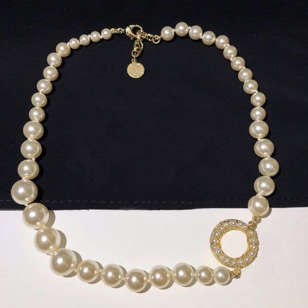 Fashion brand 100th anniversary designer necklace women Party Wedding Lovers gift luxury jewelry for Bride With BOX.