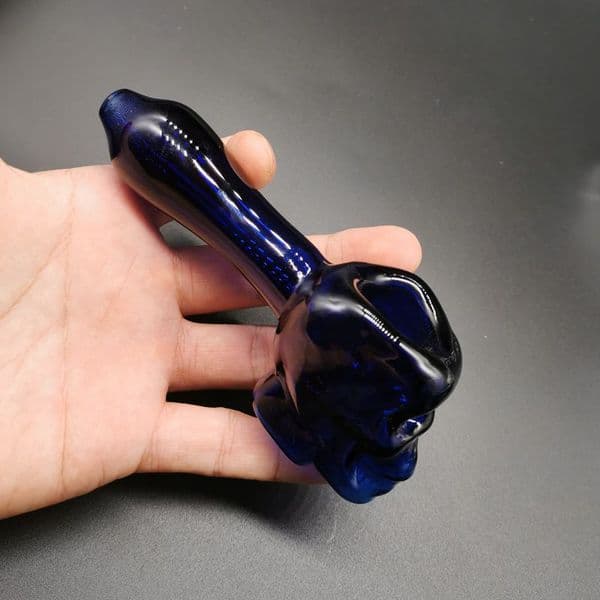 5 inch Mini Skull Shape Glass Oil Burner Smoking Pipes Water bongs