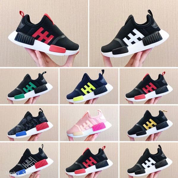 Boys Girls Toddler Originals Running Shoes Little Kid NMD 360 Infant Glow Pink Core Black Kids Childrens Baby Infants Size 22-35