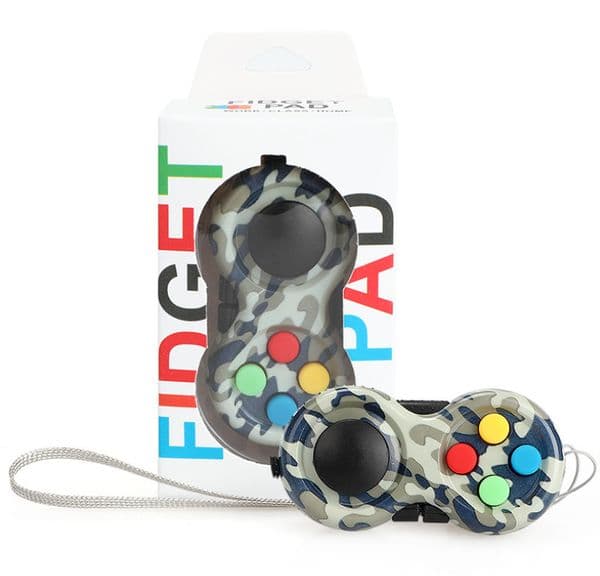 Camouflage Decompression Toy Puzzle Cube Silicone Button Fingertip Game Party Toy