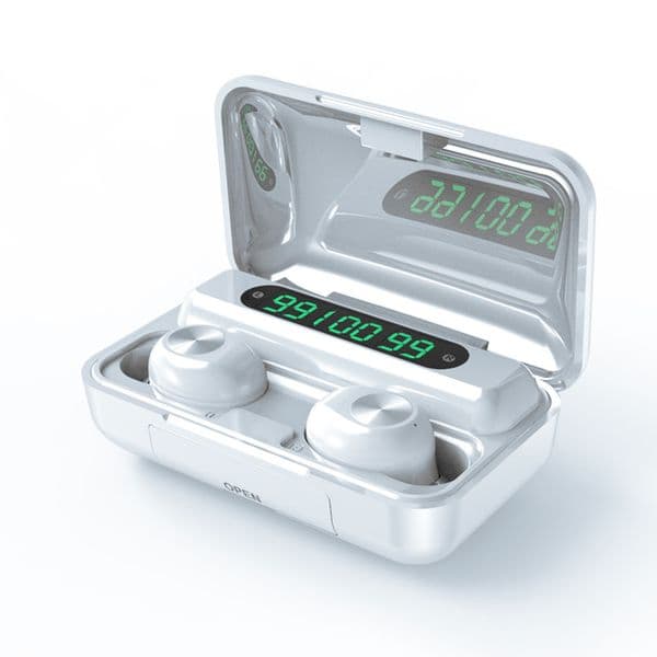 F9 TWS Wireless Bluetooth 5.0 Headphone 9D Stereo Sports Waterproof Earbuds Earphone LED Display Charge Box Headsets