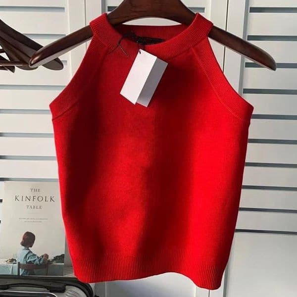 Fashion Women Designer T Shirts Slim Fit Letter Printed Sleeveless Womens Casual Tees Hip Hop Streetwear t-shirts Clothing Streetwear ST202102 78