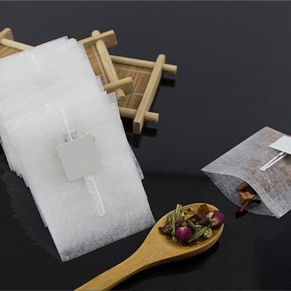 2021 NEW 58*70mm Corn Fiber Tea bags Pyramid Heat Sealing Filter Teabags PLA Biodegraded Tea Filters