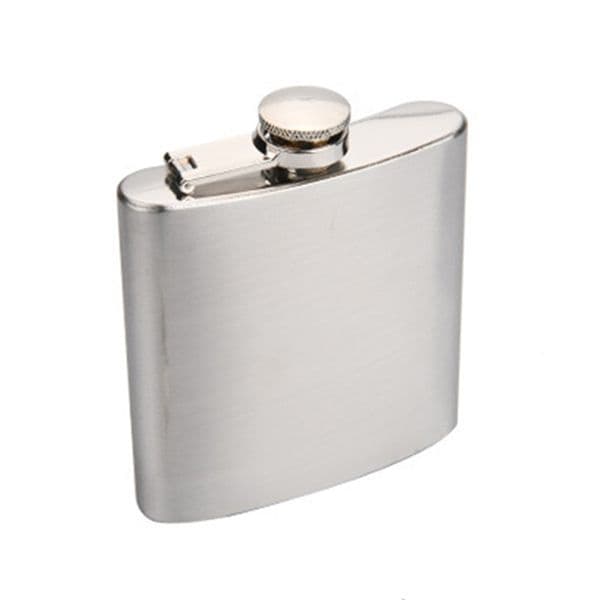 With Free Funnel 6oz Stainless Steel Hip Flask Outdoor Portable Flagon 6 Ounce Hip Flasks Whisky Alcohol Stoup Wine Pot Wholesale