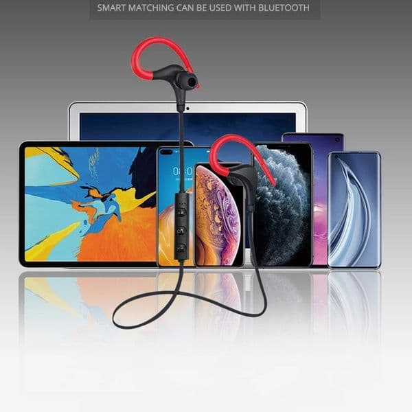 Wireless Bluetooth 5.0 Earphones Waterproof Sports Running Headset Sport Earbuds Noise Cancellation Headphone for Mobile Smart Cell Phone