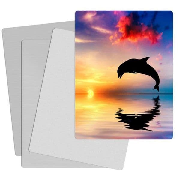 Sublimation Aluminum Photo Panel Printing Metal Painting Sheet Disc Photo Frame SN4396
