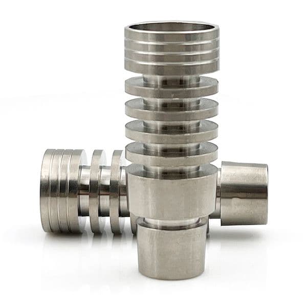 Titanium Nail Universal 14mm 18mm Joint Male Heat Sink GR2 Smoking Pipe Wax Oil Tools