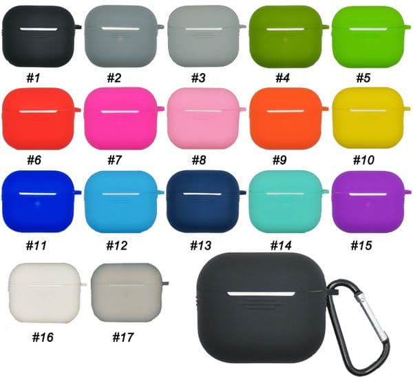 Slim Protective Silicone Case Keychain Compatible with Apple 1 2 Pro 3