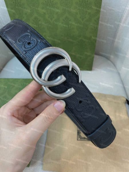 Designer high-end leather belt for men and women classic fashion with suit casual pants with box size 4cm 541136