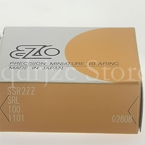 (10 pcs) EZO stainless steel miniature bearing SSR2ZZ = R2HZZ DDR-2ZZ 3.175mm X 9.525mm X 3.967mm